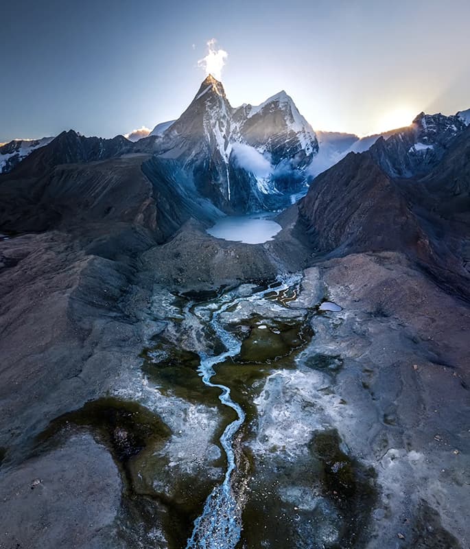 Amacimi Snow Mountain & Zongcuo Lake detail view 7