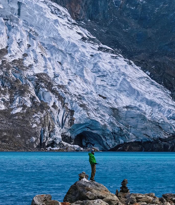 Duina Co & Langtso Glacier detail view 3
