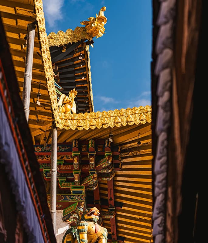Jokhang Temple detail view 8