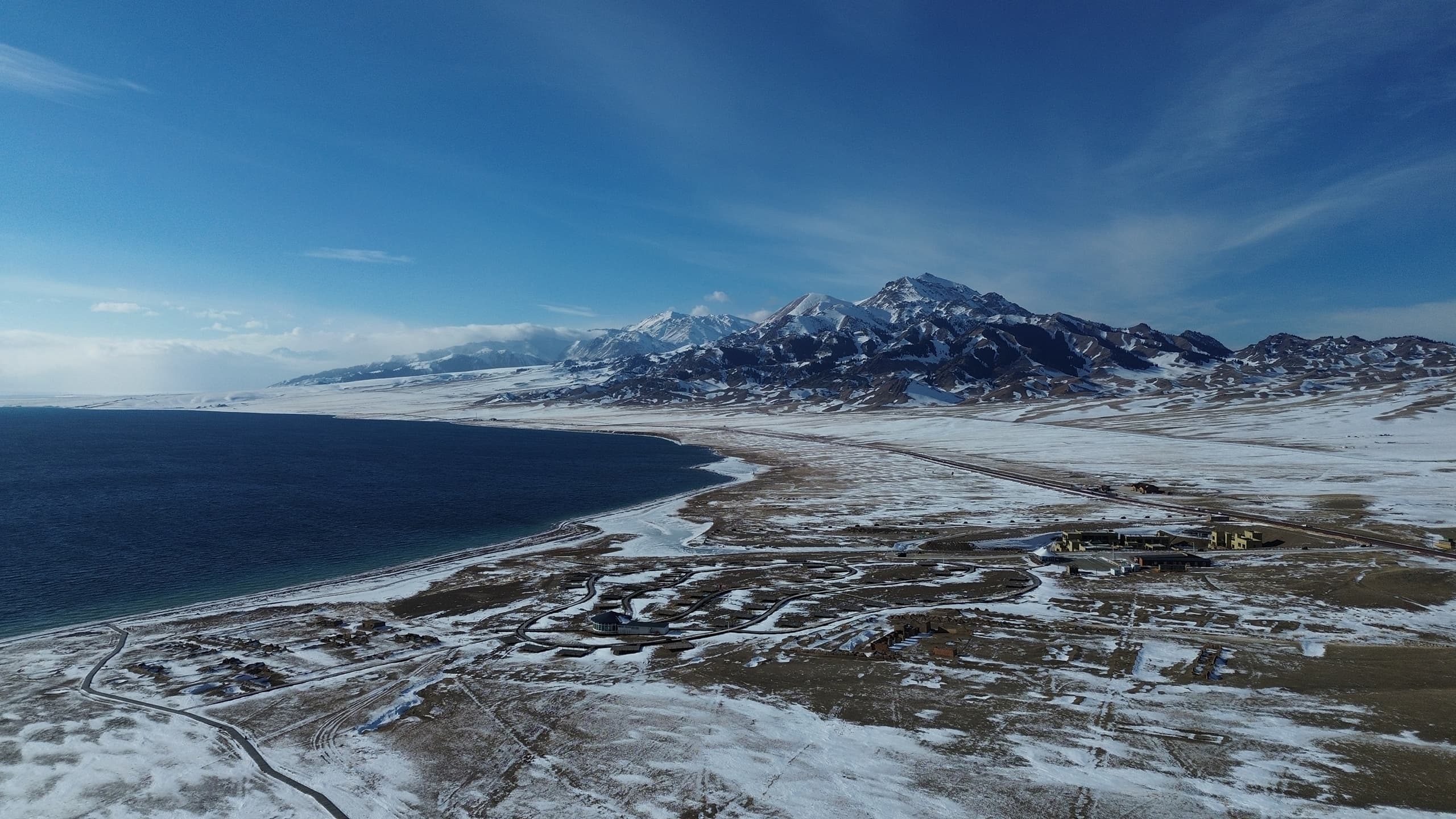 Sayram Lake private journey landscape