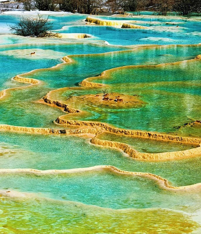 Huanglong detail view 7
