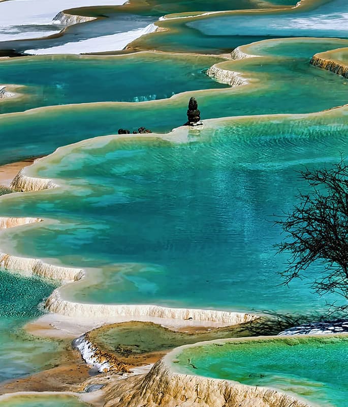 Huanglong detail view 8
