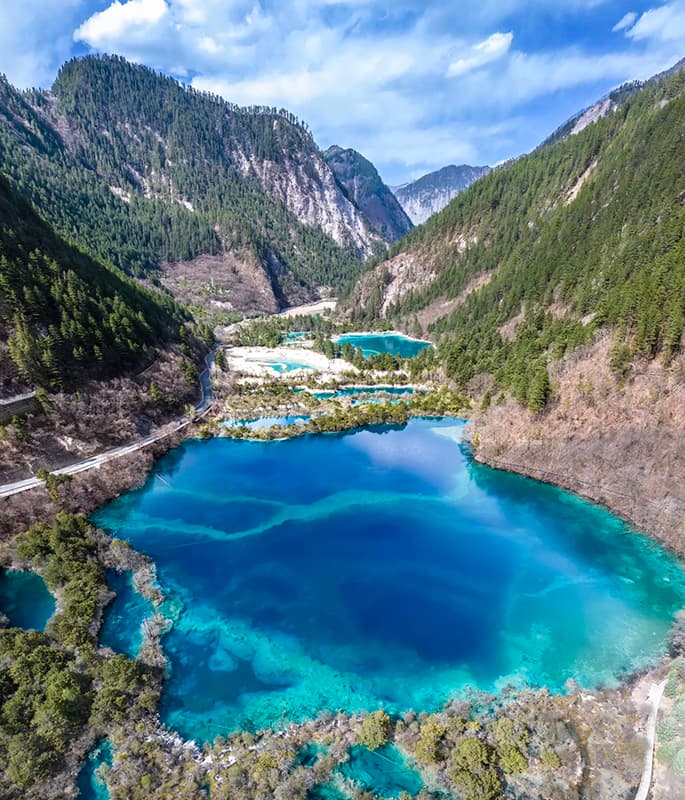 Jiuzhaigou National Park detail view 7