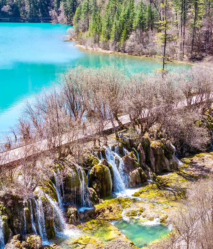 Jiuzhaigou National Park detail view 8