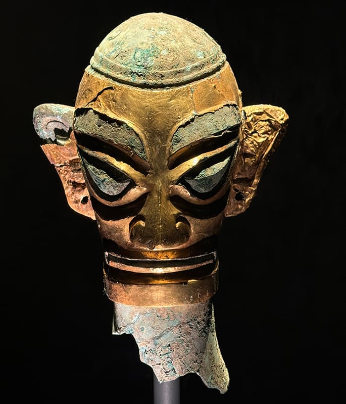 Sanxingdui Museum detail view 2