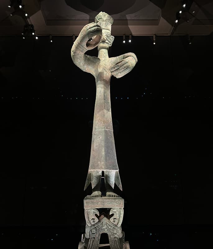 Sanxingdui Museum detail view 8