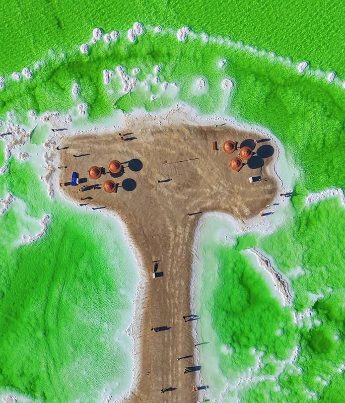 Chaerhan Salt Lake detail view 1