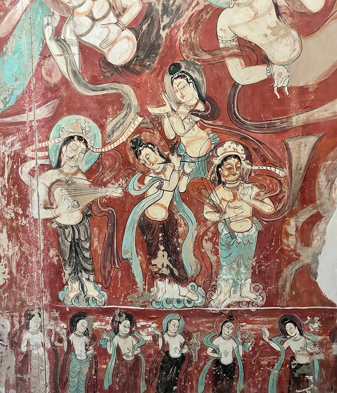 Mogao Grottoes detail view 1